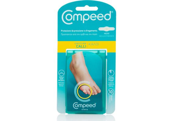 Compeed Επιθέματα Calli με Gel για τους Κάλους Medium 10τμχ - Περιποίηση Ποδιών στο Dvcare
