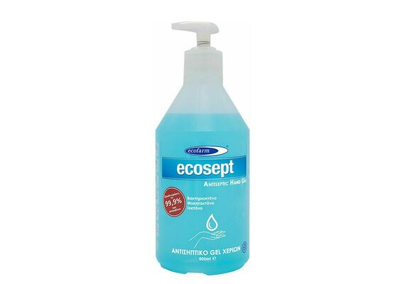 Ecofarm Ecosept Antiseptic Hand Gel με Αντλία 500ml - Αντισηπτικό Χεριών στο Dvcare