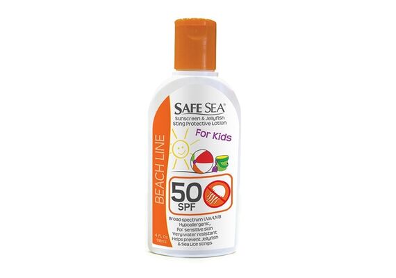 Safe Sea Beach Line Sunscreen & Jellyfish Sting Protective Lotion For Kids SPF50 118ml - Αντηλιακή Προστασία στο Dvcare