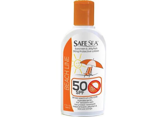 Safe Sea Sunscreen & Jellyfish Sting Protective Lotion SPF50 118ml - Τσιμπήματα Εντόμων στο Dvcare