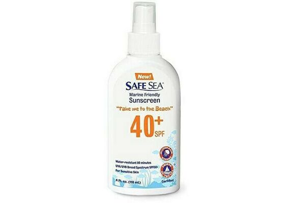 Safe Sea Beach Line Sunscreen & Jellyfish Sting Protective Spray SPF40 118ml - Αντηλιακή Προστασία στο Dvcare