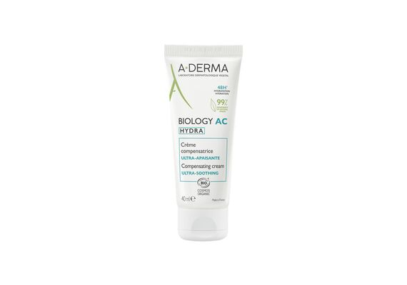 A-Derma Biology AC Hydra 48ωρη Κρέμα Προσώπου για Ατέλειες & Ακμή 40ml - Ενυδάτωση στο Dvcare