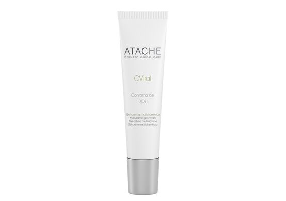 Atache C Vital Ενυδατική & Αντιγηραντική Gel-Κρέμα Ματιών κατά των Μαύρων Κύκλων με Βιταμίνη C 15ml - Καλλυντικά στο Dvcare