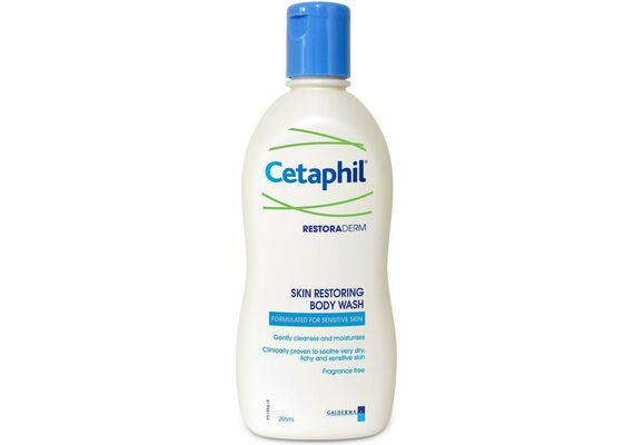 Cetaphil Restoraderm Skin Restoring Body Wash 295ml - Καθαρισμός στο Dvcare