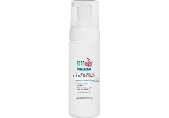 Sebamed Αφρός κατά της Ακμής Clear Face Antibacterial για Λιπαρές Επιδερμίδες 150ml - Καλλυντικά στο Dvcare