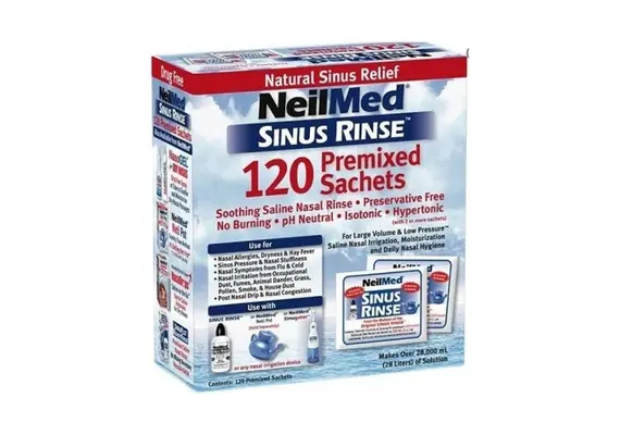 Sinus Rinse Sachets Adult 120sachets - Κρυολόγημα στο Dvcare