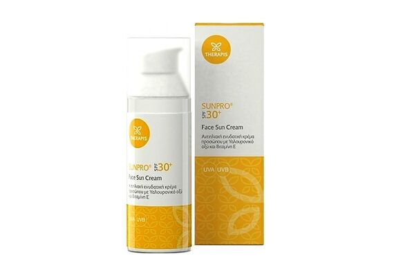 Therapis Sunpro Sun Cream Αντηλιακή Κρέμα Προσώπου SPF30 50ml - Αντηλιακή Προστασία στο Dvcare