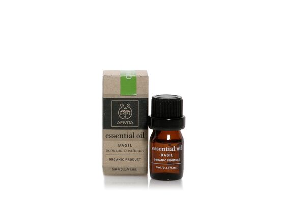 APIVITA Αιθέριο Έλαιο Βασιλικός 5ml - Αιθέρια Έλαια & Κεριά στο Dvcare