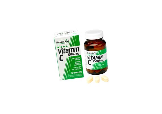 Health Aid Vitamin C 1500mg Prolonged Release tablets 30s - Βιταμίνη C στο Dvcare