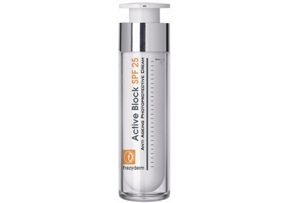 Frezyderm Active Block Αντιγηραντική Κρέμα Προσώπου με Αντηλιακή Προστασία για όλο το Χρόνο SPF25 50ml - Αντιγήρανση στο Dvcare