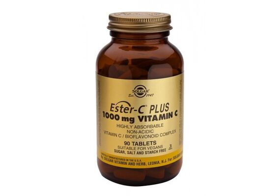 Solgar - ESTER-C PLUS 1000mg VITAMIN C - 90 tabs - Βιταμίνη C στο Dvcare
