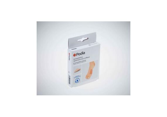 Podia - Αυτοκόλλητο προστατευτικό επίθεμα με αντιμικροβιακή επικάλυψη 1τμχ - Περιποίηση Ποδιών στο Dvcare
