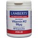 Lamberts Vitamin K2 90μg 60 Caps - Βιταμίνες & Μέταλλα στο Dvcare
