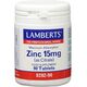Lamberts Zinc 15mg (As Citrate0 90 Tabs - Βιταμίνες & Μέταλλα στο Dvcare